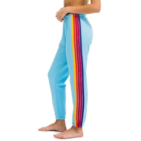 Aviator Nationsky blue purple sweatpants